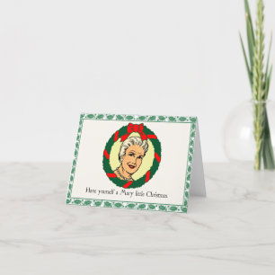"Heb jezelf een Mary Little Kerstkaart" Feestdagen Kaart
