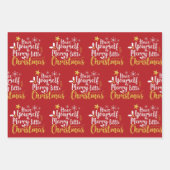 Heb jezelf een prettige kerst inpakpapier vel (Voorkant 3)