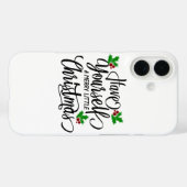 Heb jezelf een prettige kerstfeestdag Case-Mate iPhone case (Achterkant (horizontaal))