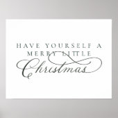 Heb jezelf een prettige kerstfeestdag poster (Voorkant)