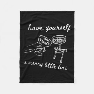 Heb jezelf een vrolijk klein tintje fleece deken