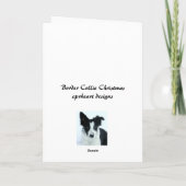 Heb Kerstmis Woofy Feestdagen Kaart (Achterkant)