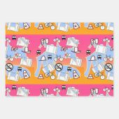 Heb koffer zal reizen inpakpapier vel (Voorkant 3)