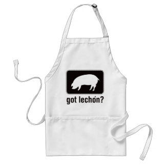 Heb Lechon - Zwart Standaard Schort