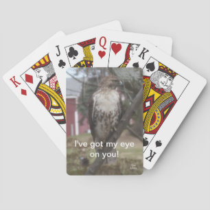 Heb mijn oog op jou Roodstaartbuizerd Speelkaarten