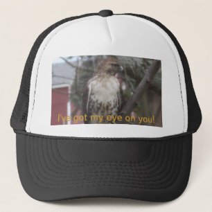 Heb mijn oog op You Hawk Humor Trucker Hat Pet