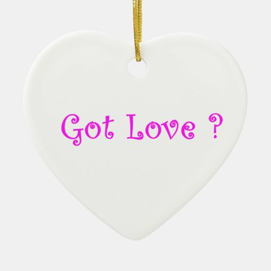 Heb ornament van het Liefde-hart (Voorkant)