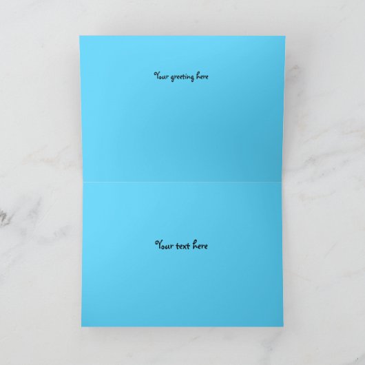 Heb pret met een dolfijn (sjabloon 2) kaart (Binnen)