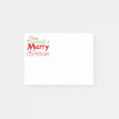 Heb prettige kerstfeestdag post-it® notes (Voorkant)