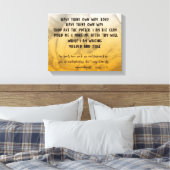 Heb Thuisweg Hymn met Bijbelse Verse Canvas Afdruk (Insitu (Slaapkamer))