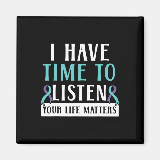 Heb tijd om naar je levensproblemen te luisteren M Magneet (Voorkant)