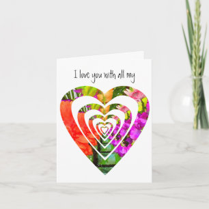 Heb U lief met heel de Kaart van mijn hart Valenti