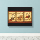 Heb vandaag een beker canvas afdruk (Insitu (Houten vloer))