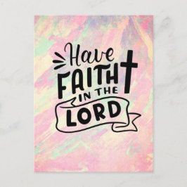 Heb vertrouwen in de Heer Briefkaart