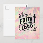 Heb vertrouwen in de Heer Briefkaart (Voorkant / Achterkant)