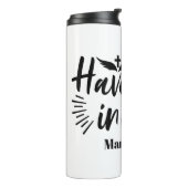 Heb vertrouwen in God Marcus 11:22 Inspirerend quo Thermosbeker (Gedraaid links)