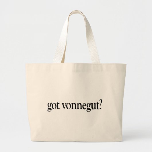 Heb Vonnegut Grote Tote Bag (Voorkant)
