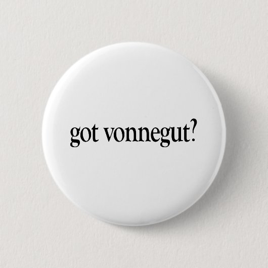 Heb Vonnegut Ronde Button 5,7 Cm (Voorkant)