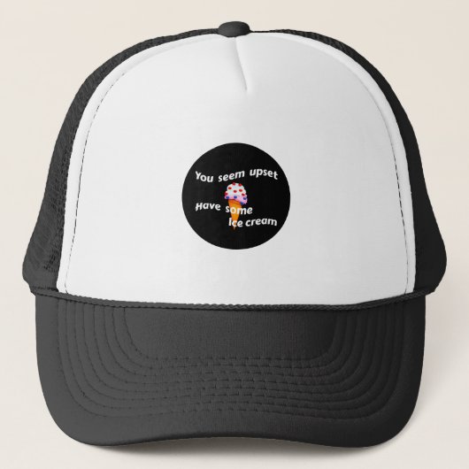 Heb wat ijsschuimer trucker pet (Voorkant)