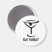 Heb wodka ronde magneet (Voorkant / Achterkant)