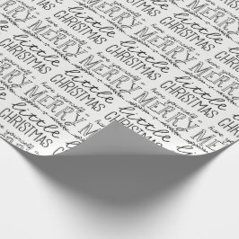 Heb zelf een vrolijk kerstpapier cadeaupapier