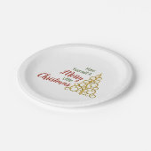 Heb zelf een vrolijk klein Bord van kerstpapier (Gekanteld)