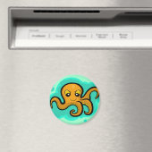 Heba het Octopus Karakter Magneet (Insitu (Vaatwasser))