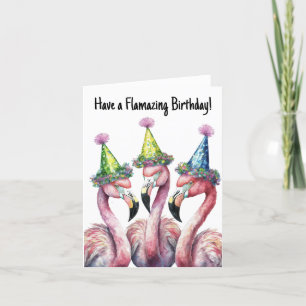 Hebben een Flamazing Birthday Flamingo Kaart
