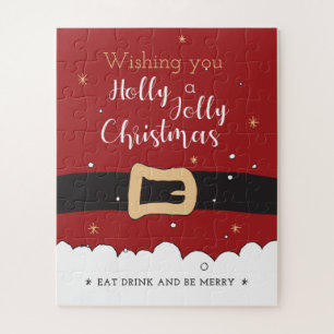 Hebben een Holly Jolly Christmas Art Christmas Gal Legpuzzel