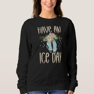 Hebben een ijsdag voor een kunstschaatser schaatse trui