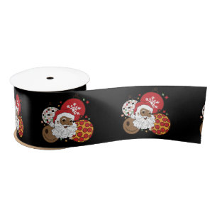 Hebben een melanine kerst zwart sinterklaas Kerstm Lint