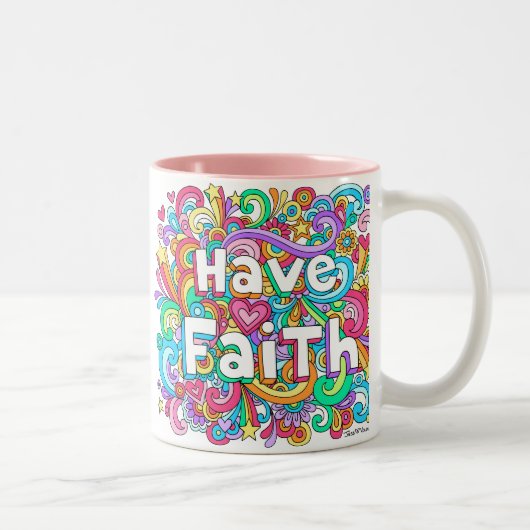 HEBBEN FAITH Psychedelic Doodles Mok Groovy (Rechts)