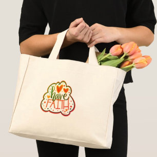 hebben geloof Inspirivity Canvas tas
