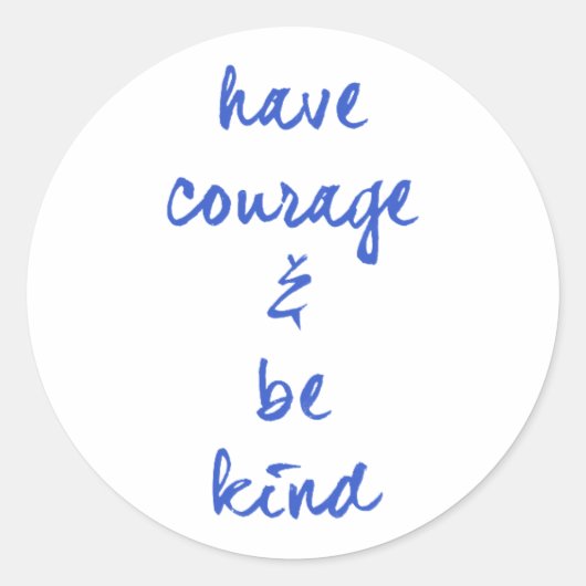 HEBBEN OPSLAG EN ZIJN MOTIVATIE MOTTO-EXPLOITANTEN RONDE STICKER (Voorkant)