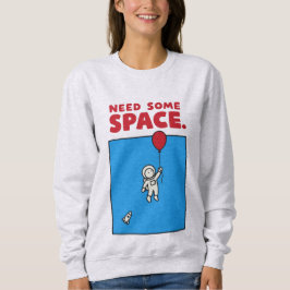 Hebben Sommige Ruimte Grappige Astronaut Ballon Ru Trui