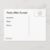 hebben uitnodiging briefkaart (Achterkant)