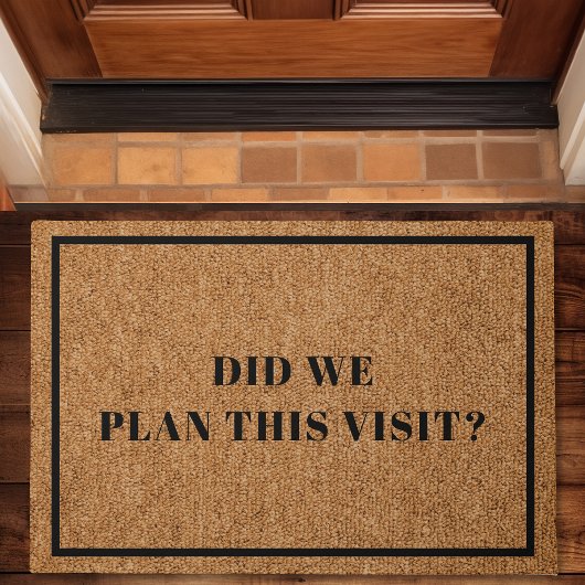 Hebben we dit bezoek Introvert Funny Doormat gepla Deurmat