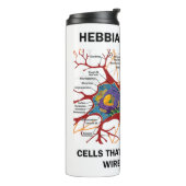 Hebbian Learning Cells Fire Together Wire Samen Thermosbeker (Gedraaid links)