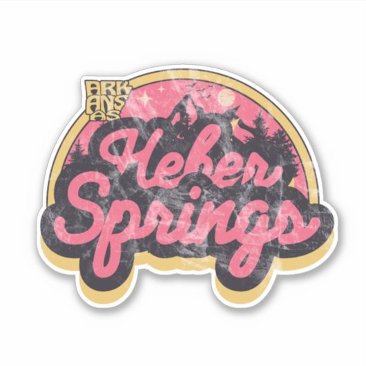 Heber Springs, Arkansas Autocollant (Devant)