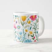 Hebreeën 11:1 Reuzen koffiemok Extra Grote Beker (Voorkant rechts)