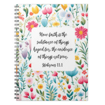 Hebreeën 11:1 Spiraal Foto Notitieboek