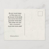 Hebreeën 11:6 Zonder geloof is het onmogelijk Briefkaart (Achterkant)