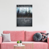 Hebreeën 13:2 Engel Quote verpakt Canvas Afdruk (Insitu (Woonkamer))