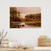 Hebreeën 4: 9 -10, Albert Bierstadt Poster (Keuken)