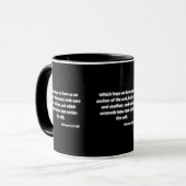 Hebreeuwen 6:19 KJV Bijbelscriptie Two-Tone Mok (Voorkant links)