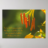 Hebreeuws 10:23 poster (Voorkant)