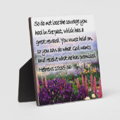 Hebreeuws 10:35-36 fotoplaat (Voorkant)