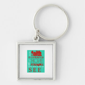 Hebreeuws 11:1 sleutelhanger
