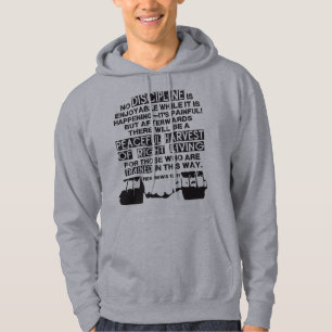 Hebreeuws 12:11 - Discipline Quote for Lifters Hoodie