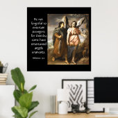 Hebreeuws 13:2 poster (Thuiskantoor)